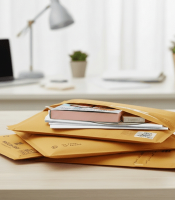 Bücher versenden in Umschlag